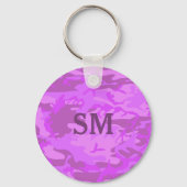 Licht Paars Camouflage Sleutelhanger (Voorkant)