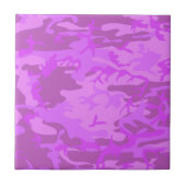 Licht Paars Camouflage Tegeltje (Voorkant)