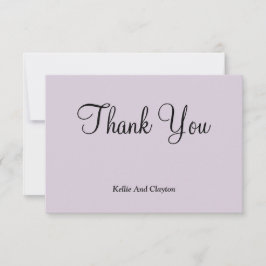 Licht Paars Dank u wel kaarten