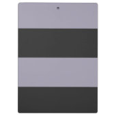 Licht Paars en grijs eenvoudige extra brede strepe Klembord (Achterkant)