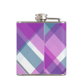 Licht Paars geplakt monogram Heupfles (Achterkant)