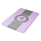 Licht Paars grijs Badmat (Gekanteld)