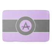 Licht Paars grijs Badmat (Voorkant)