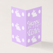 Licht Paars Happy Paaspakket van 25 Mini Kaarten (Buitenkant)