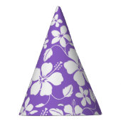 LICHT PAARS HAWAÏAN HULA (HIBISCUS) FEESTHOEDJES (Rechts)