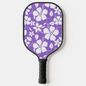 LICHT PAARS HAWAÏAN HULA (HIBISCUS) PICKLEBALL PADDLE (Achterkant)