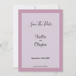 Licht Paars vormde sparen de Datum Save The Date