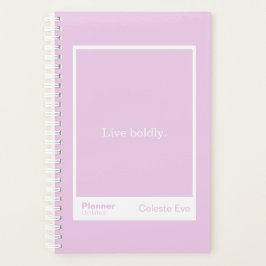 Licht Paarse Blok Citaat Klein Planner