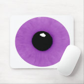 Licht Paarse Eyeball Mousepad Muismat (Met muis)