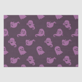 Licht Paarse Geesten Donker Paarse Halloween Tissuepapier