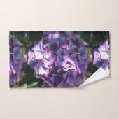 Licht Paarse hydrangeventilator Bad Handdoek (Handdoek)