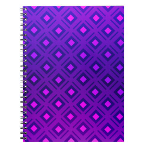 Licht Paarse lay-out met lijnen, rechthoek. Winkel Notitieboek
