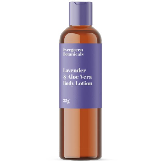 Licht Paarse moderne cosmetica flesetiket Etiket