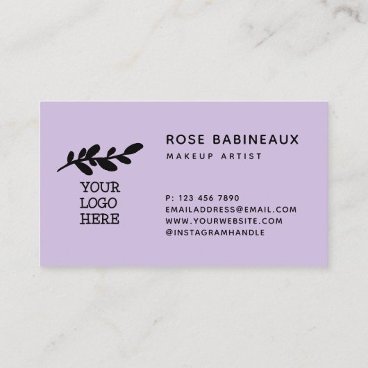 Licht Paarse roze Star Loyalty betaalt Logo uit (Achterkant)