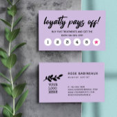 Licht Paarse roze Star Loyalty betaalt Logo uit