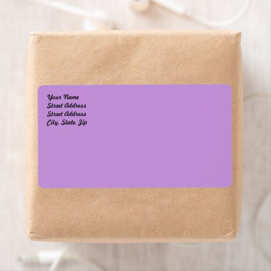 Licht pakket lavender Verzendlabel (Insitu)