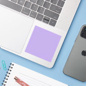 Licht Pastel Paarse Effen Kleur Sticker (Laptop met iPhone)