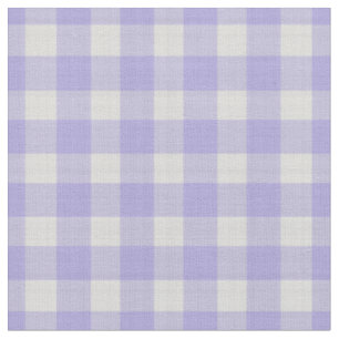 Licht Pastel Paarse geruite patroon Stof