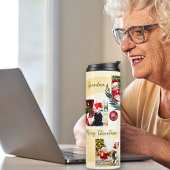 Licht Peach 6 Fotosjabloon Kerstmis Thermosbeker