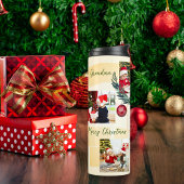 Licht Peach 6 Fotosjabloon Kerstmis Thermosbeker