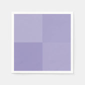 Licht Periwinkle Elegante Geometrische Squares Par Servet (Voorkant)