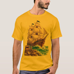 Licht Piraat Avontuur Schip T-shirt