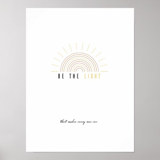 Licht Poster (Voorkant)