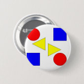 Licht primair ronde button 5,7 cm (Voorkant /achterkant)