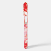 Licht rode marmer Case-Mate iPhone case (Achterkant / Links)