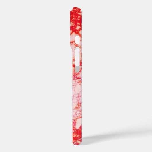 Licht rode marmer Case-Mate iPhone case (Achterkant / Links)