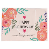 Licht romantische, persoonlijke cadeautas van Moed (Achterkant)