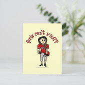 Licht rood Football Briefkaart (Staand voorkant)