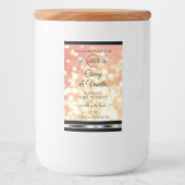 Licht rood Glitter Product Label Diamonds Logo Voedselcontainer Etiket (Voorkant)
