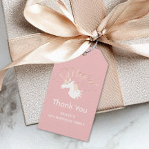 Licht Roos Roze Wit Magisch Unicorn Dank u