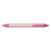 Licht Roos Roze Wit Magische Unicorn Zwarte Inkt Pen (Achterkant)