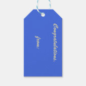 Licht Royal Blue 10-pack van cadeau Labels Cadeaulabel (Voorkant)