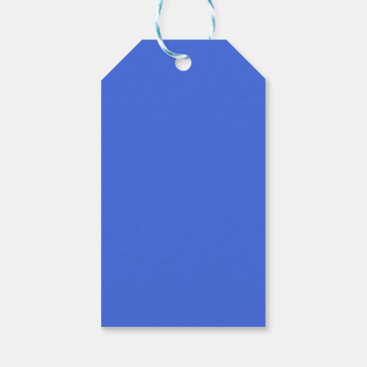 Licht Royal Blue 10-pack van cadeau Labels Cadeaulabel (Achterkant)