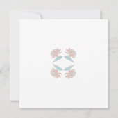 Licht Roze Berichten Bridal Shower Uitnodiging (Achterkant)