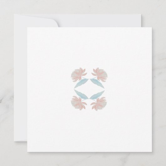 Licht Roze Berichten Bridal Shower Uitnodiging (Achterkant)