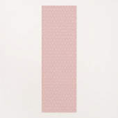 Licht Roze Driehoeken Patroon Yoga Mat (Voorkant)