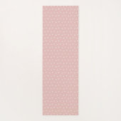 Licht Roze Driehoeken Patroon Yoga Mat (Achterkant)