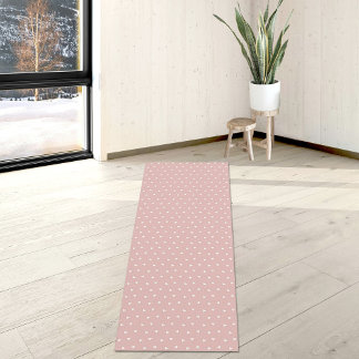 Licht Roze Driehoeken Patroon Yoga Mat