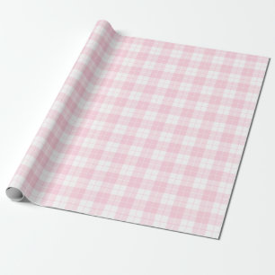 Licht roze en wit geplakt patroonpapier cadeaupapier