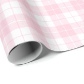 Licht roze en wit geplakt patroonpapier cadeaupapier (Rol Hoek)
