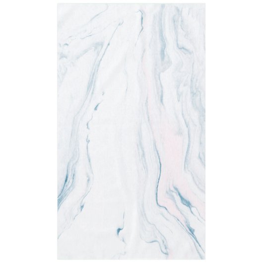 Licht roze en wit marmer tafelkleed (Voorkant)