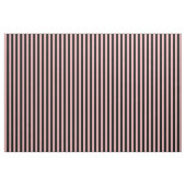 Licht roze en zwart Verticaal Striped Stof (Fat Quarter)