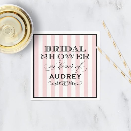  licht roze Frans Vrijgezellenfeest Servet