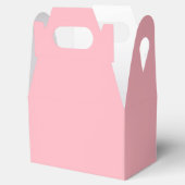 Licht roze gevel gunst doos bedankdoosjes (Geopend)