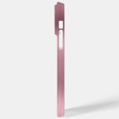 Licht Roze Glitter Glam Handtekening Case-Mate iPhone Case (Achterkant / Links)