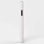 Licht Roze Honingraat Custom Monogram Case-Mate iPhone Case (Achterkant/rechts)